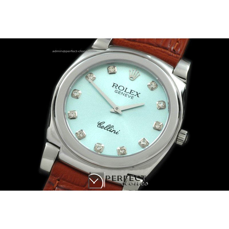 RLC00115 Cellini SS/LE Lilac Blue Diam Swiss Quartz