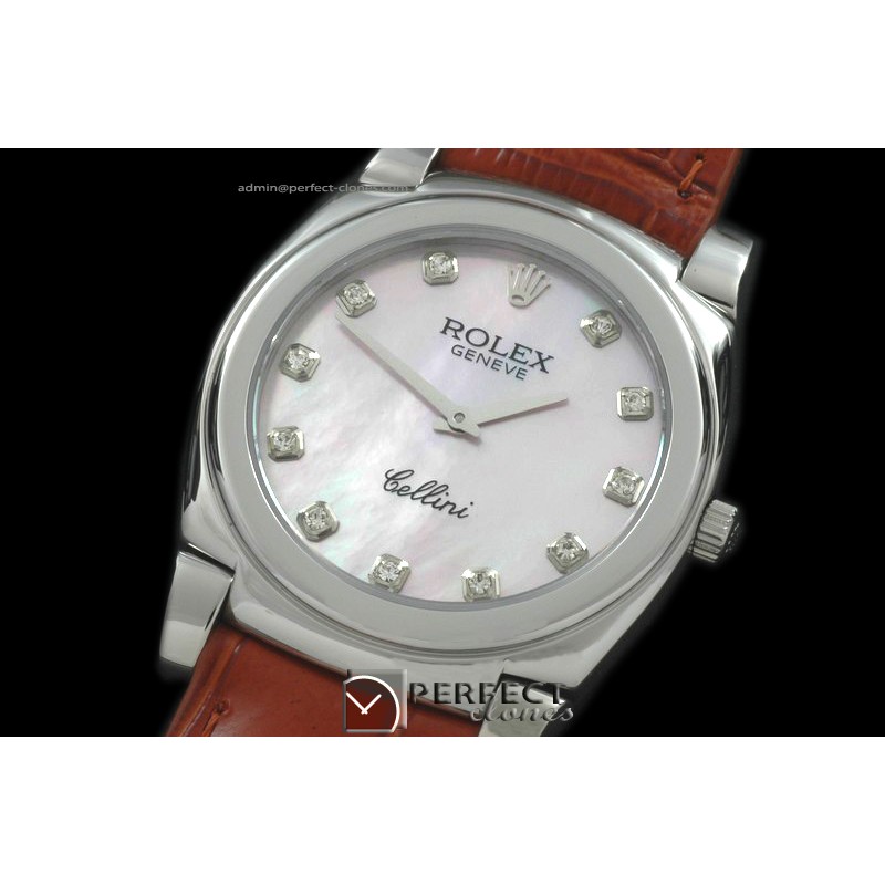 RLC00114 Cellini SS/LE MOP Pink Diam Swiss Quartz