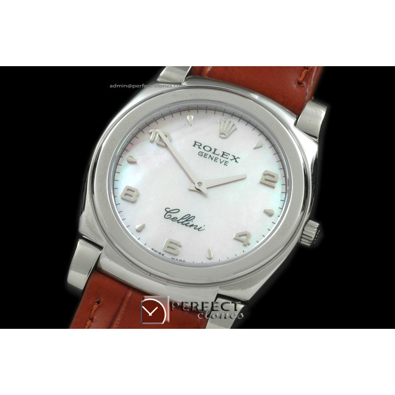 RLC00124 Cellini SS/LE MOP Pink Num Swiss Quartz