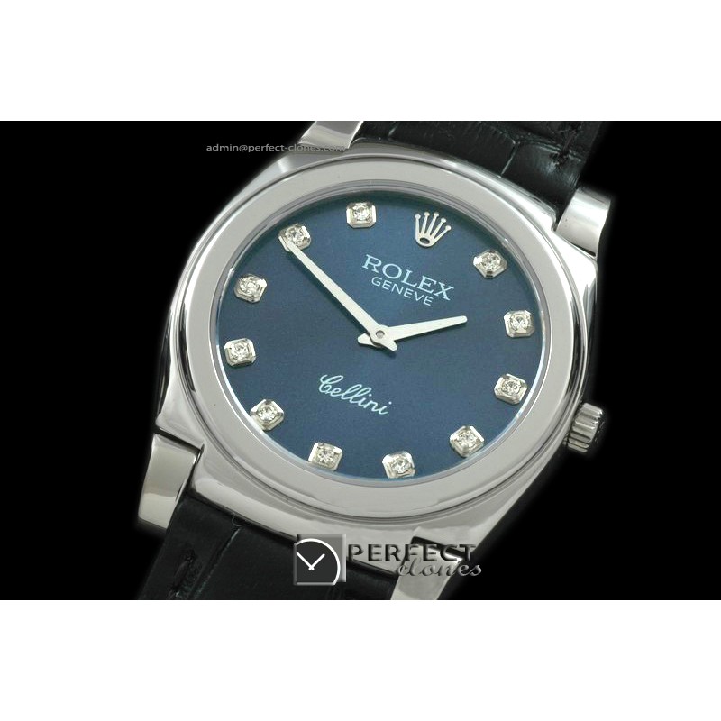 RLC00119 Cellini SS/LE Blue Swiss Quartz
