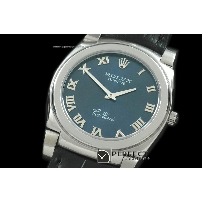 RLC00109 Cellini SS/LE Blue Swiss Quartz