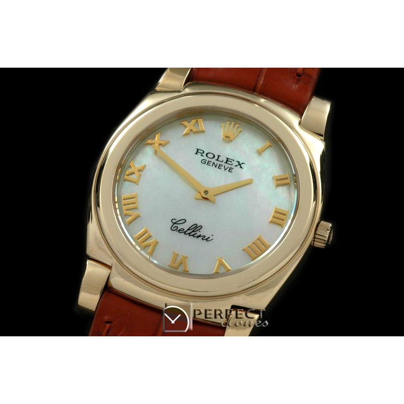 RLC00203 Cellini YG/LE MOP White Swiss Quartz