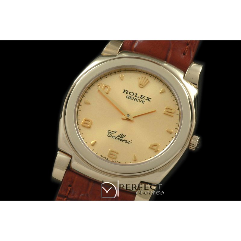 RLC00225 Cellini YG/LE Gold Numeral Swiss Quartz
