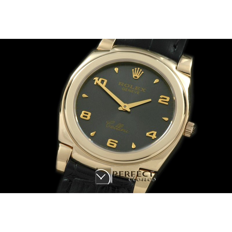 RLC00228 Cellini YG/LE Grey Numeral Swiss Quartz