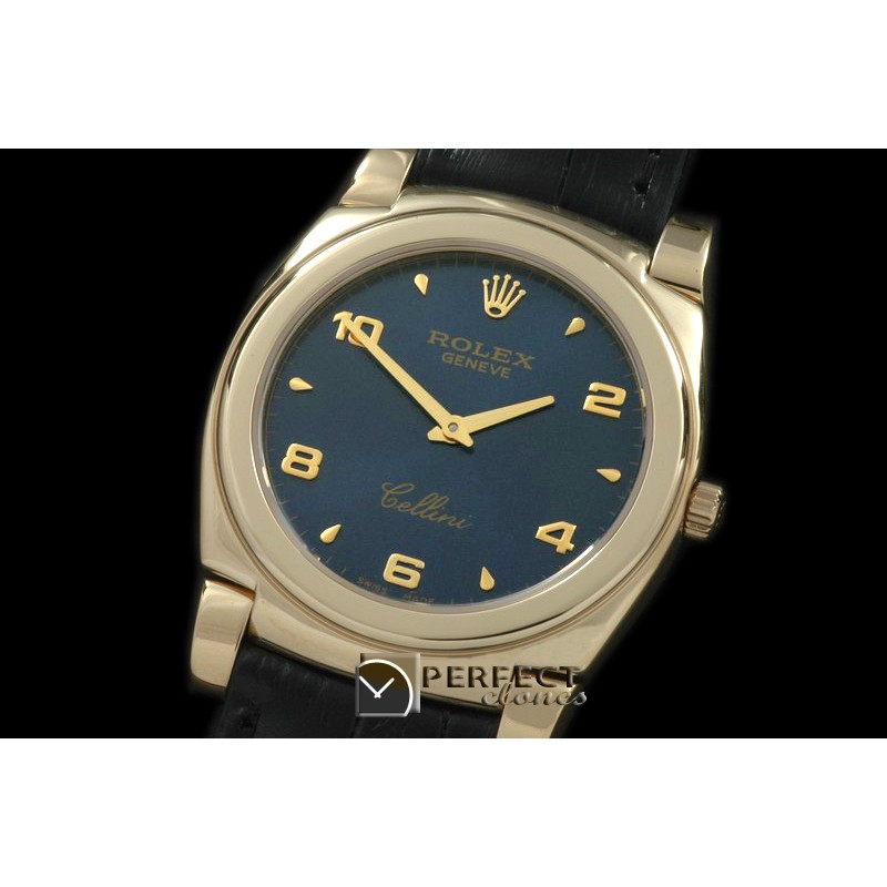 RLC00229 Cellini YG/LE Blue Numeral Swiss Quartz