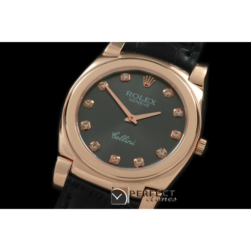 RLC00318 Cellini RG/LE Grey Diam Swiss Quartz