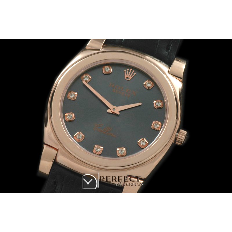 RLC0032Cellini RG/LE MOP GreyDiam Swiss Quartz