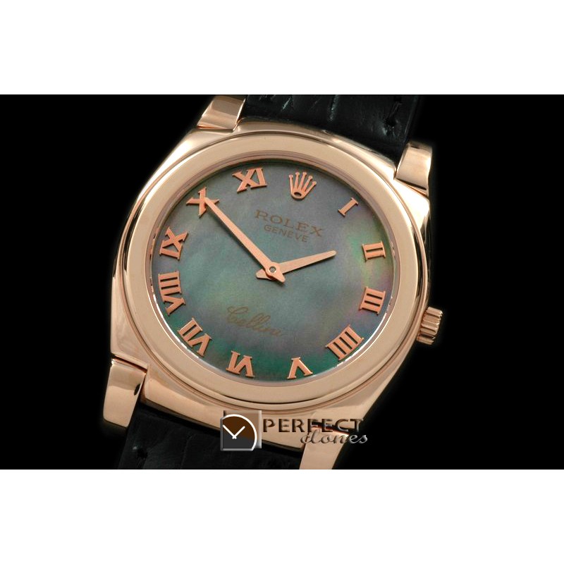 RLC00306 Cellini RG/LE MOP Green Swiss Quartz