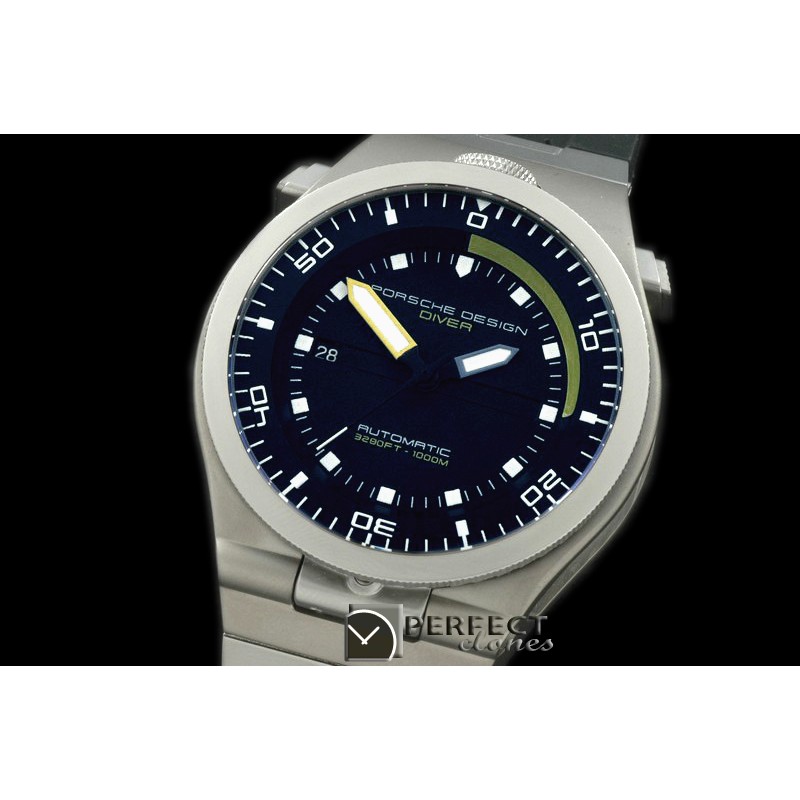 PD00111 P678Diver TI/RU Black Asian 2824-2