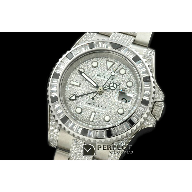 RLGS01017 SS/Diam Anni GMT Diam Swiss Eta 2836 GMT