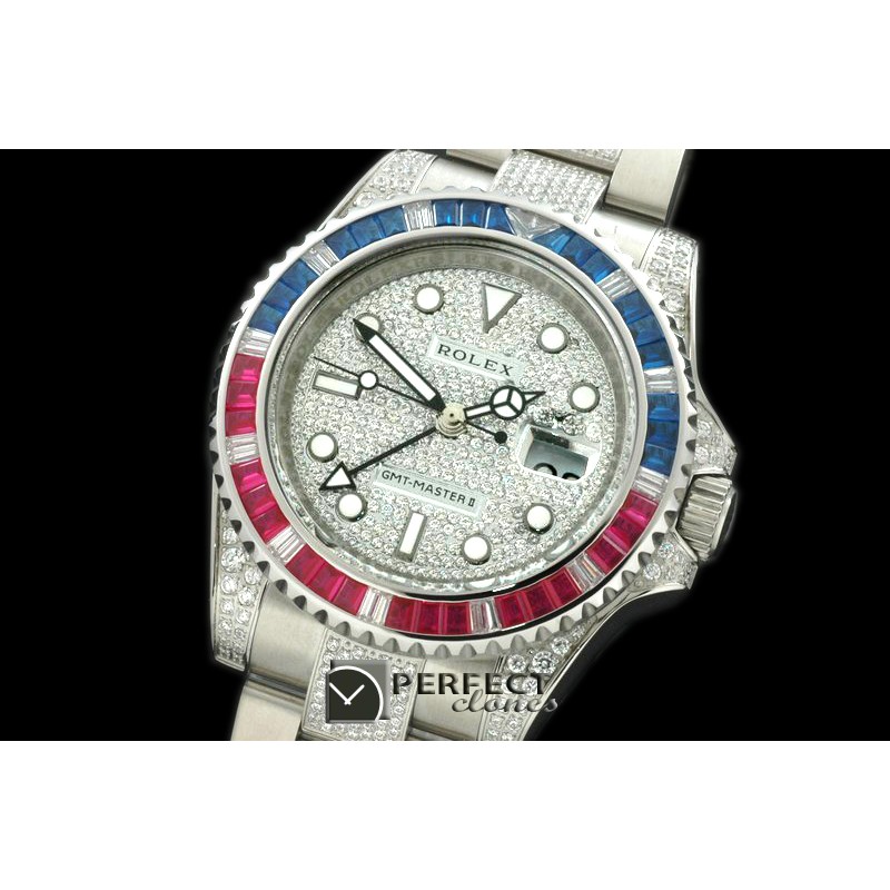 RLGS01019 SS/Diam Anni GMT Diam Swiss Eta 2836 GMT