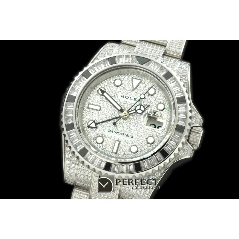 RLGS01027 SS/Diam Anni GMT Diam Swiss Eta 2836 GMT