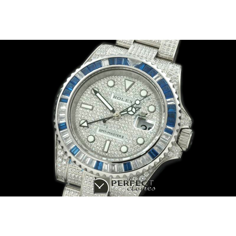 RLGS01028 SS/Diam Anni GMT Diam Swiss Eta 2836 GMT