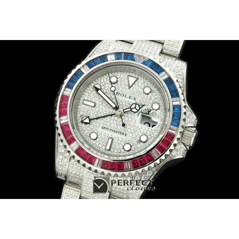 RLGS01029 SS/Diam Anni GMT Diam Swiss Eta 2836 GMT