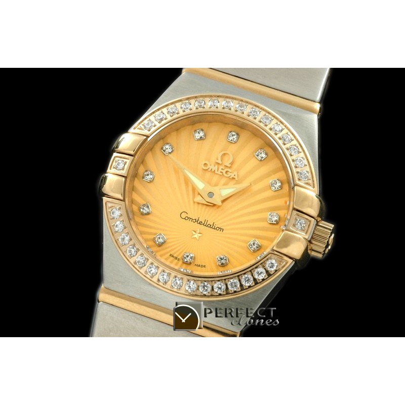 OMCO00038D Double Eagle Ladies SS/YG/TT Gold Swiss Qtz