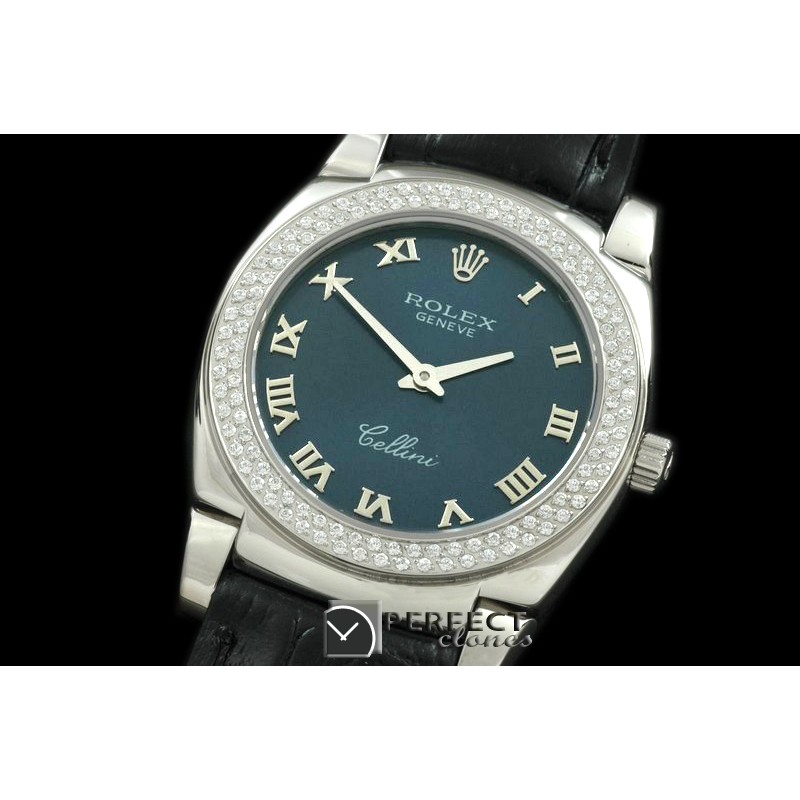 RLCL00109D Ladies Cellini SS/LE/Diam Blue Swiss Quartz