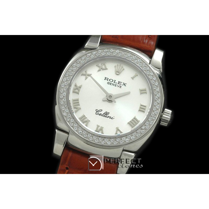 RLCM00101D Ladies Mini Cellini SS/LE White Roman Swiss Quartz