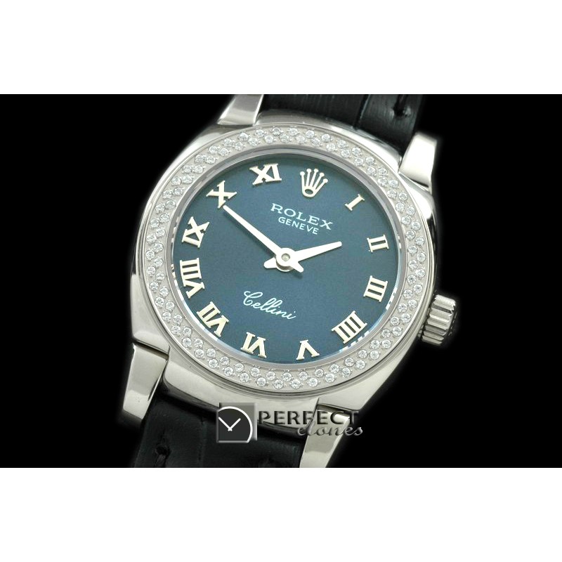RLCM00109D Ladies Mini Cellini SS/LE Blue Roman Swiss Quartz