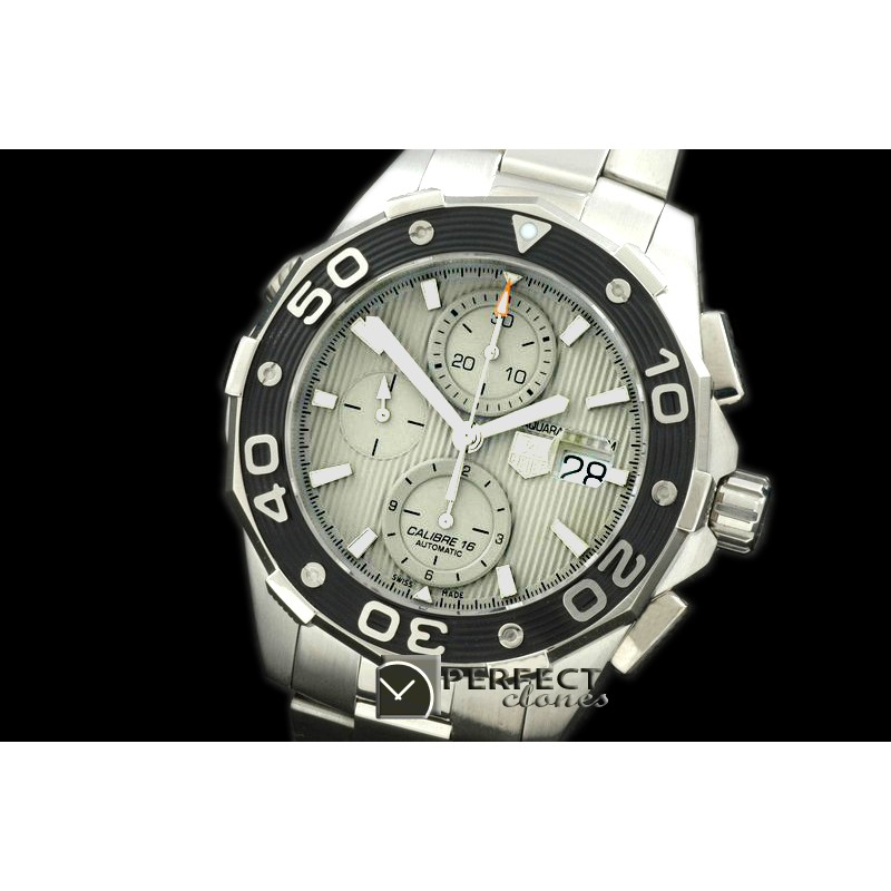 TGAQ00073 Aquaracer 500m Chrono SS/SS Grey A-7750