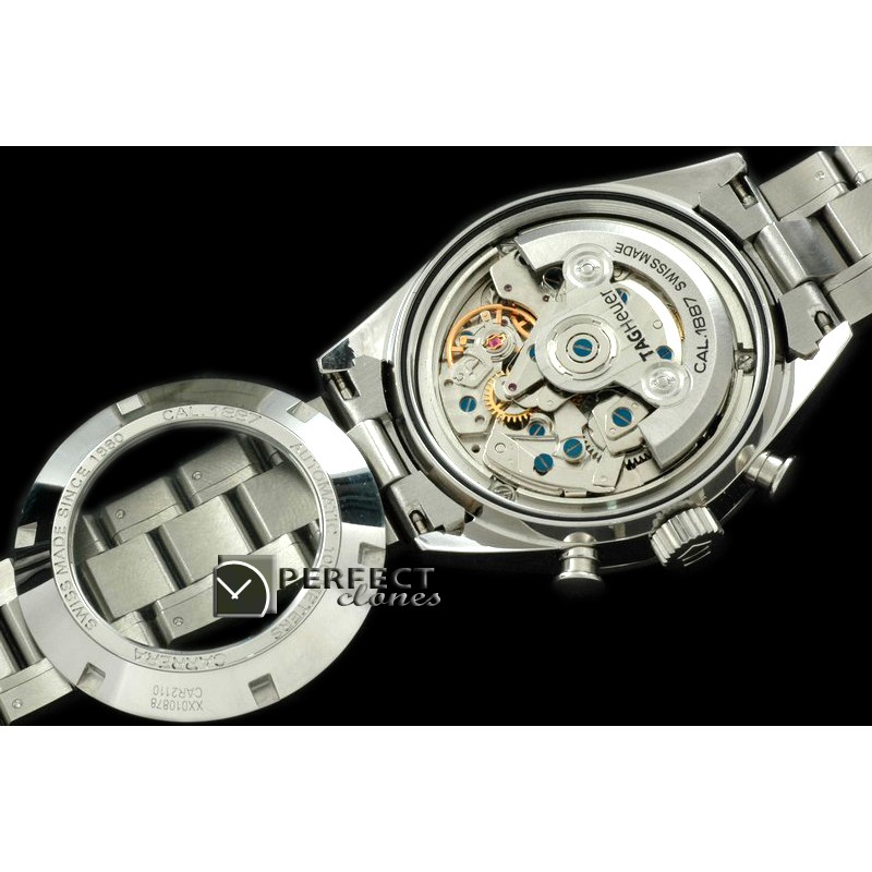 TGV10002 Vintage Carrera Racing Chrono SS/SS Black A-77528800