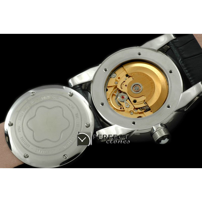 MB10029 Timewalker Automatic SS/LE Black Asian Eta 2836-2