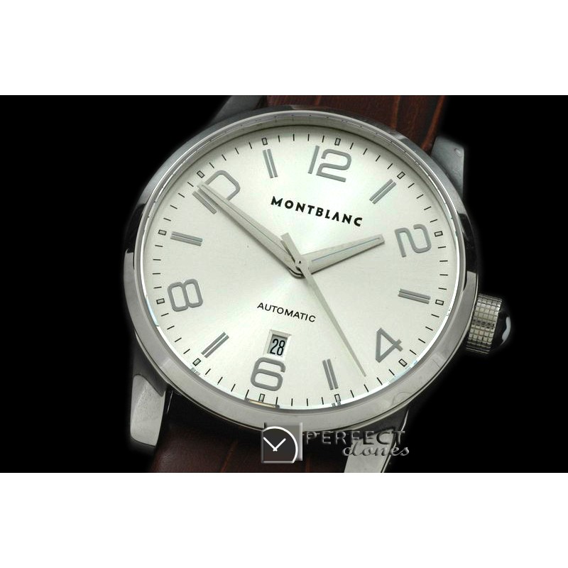 0MB10027 Timewalker Automatic SS/LE White Asian Eta 2836-2