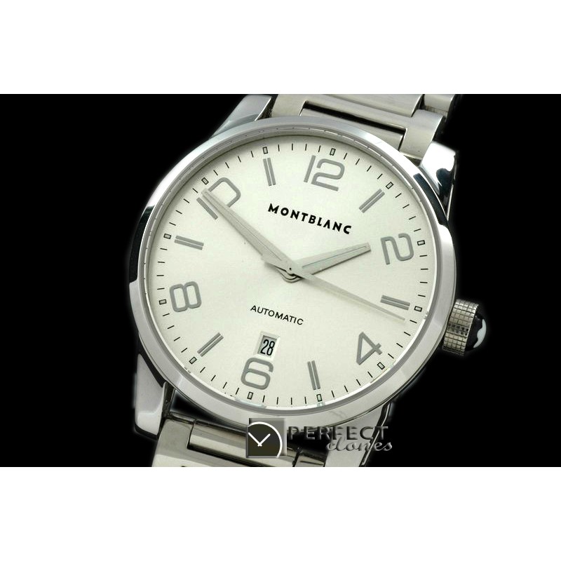 MB10028 Timewalker Automatic SS/SS White Asian Eta 2836-2
