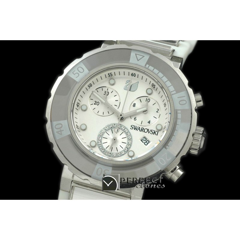 SW10001 Octea Chrono Ladies SS/RU White ..OEM Overuns !!!