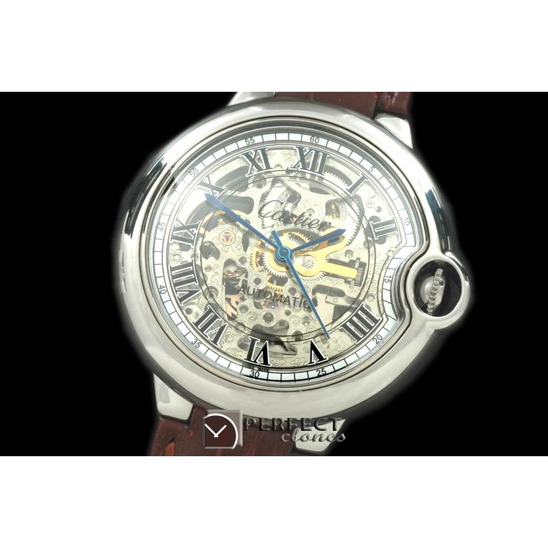 CARBA10041 Ballon Bleu de Cartier SS/LE Skeleton Dial Asian 2813