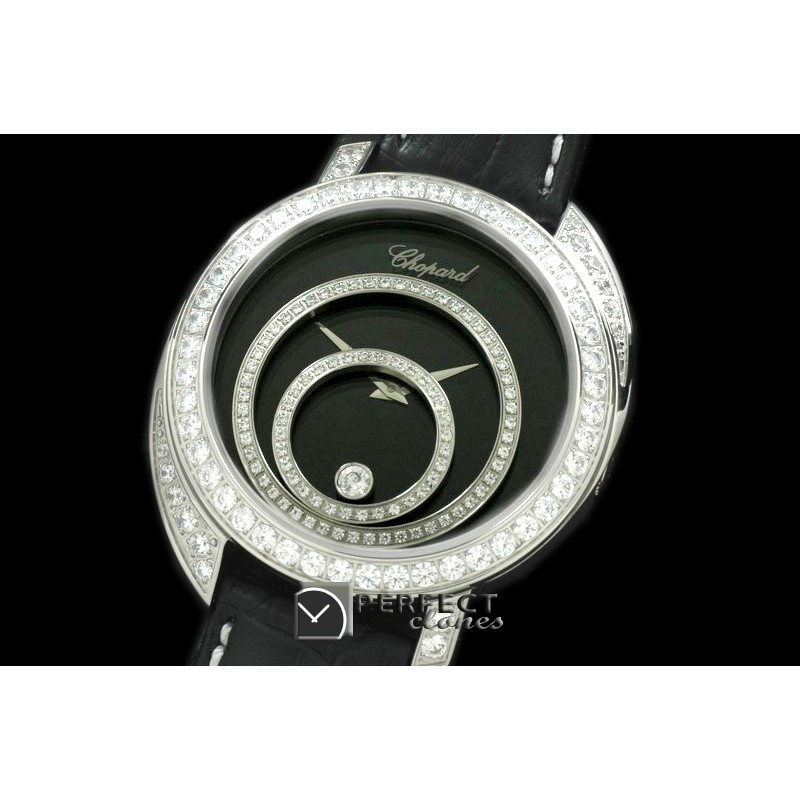 CPHS10002 Happy Spirit SS/Diam/LE Black Swiss Quartz