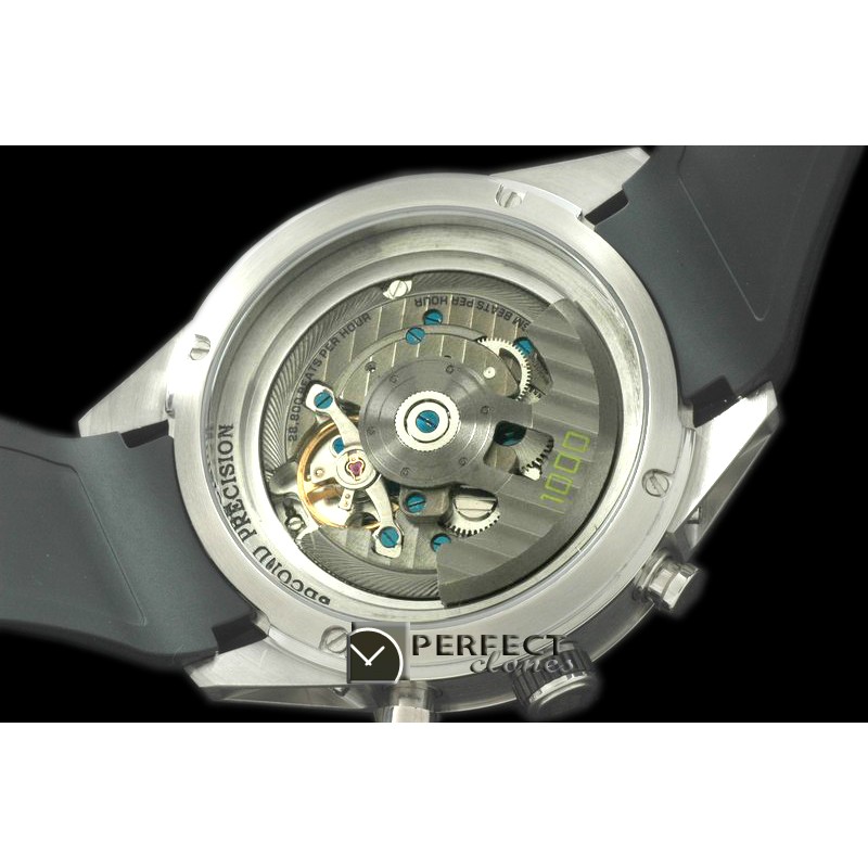 TGMK10001 Mikrometer 1/100Chrono SS/RU Black/L-Green 2813