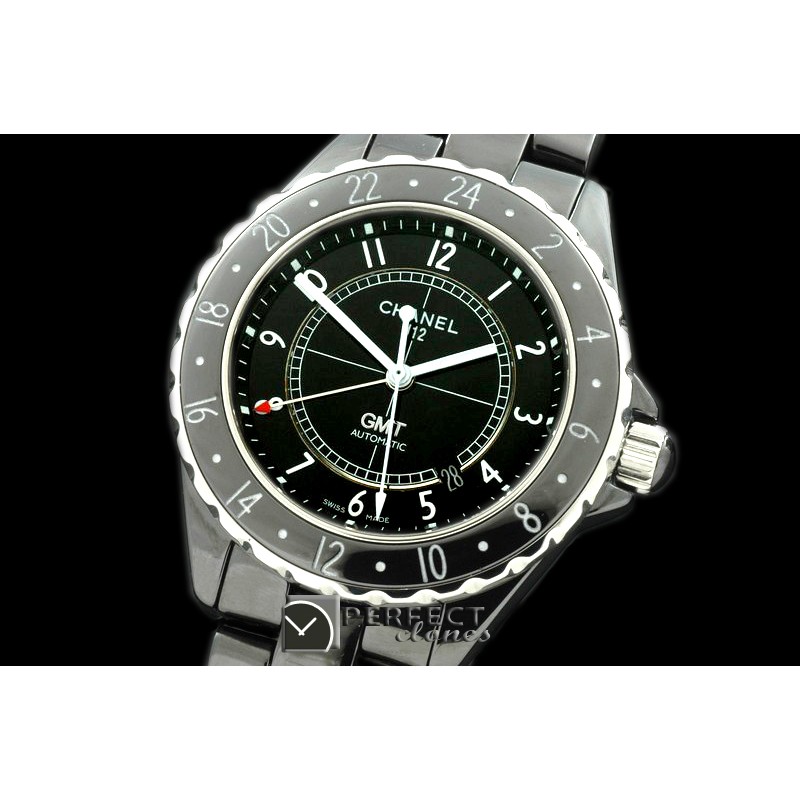 CHA-GMT-102 Oversize J12 GMT White Ceramic Asia Eta 2836