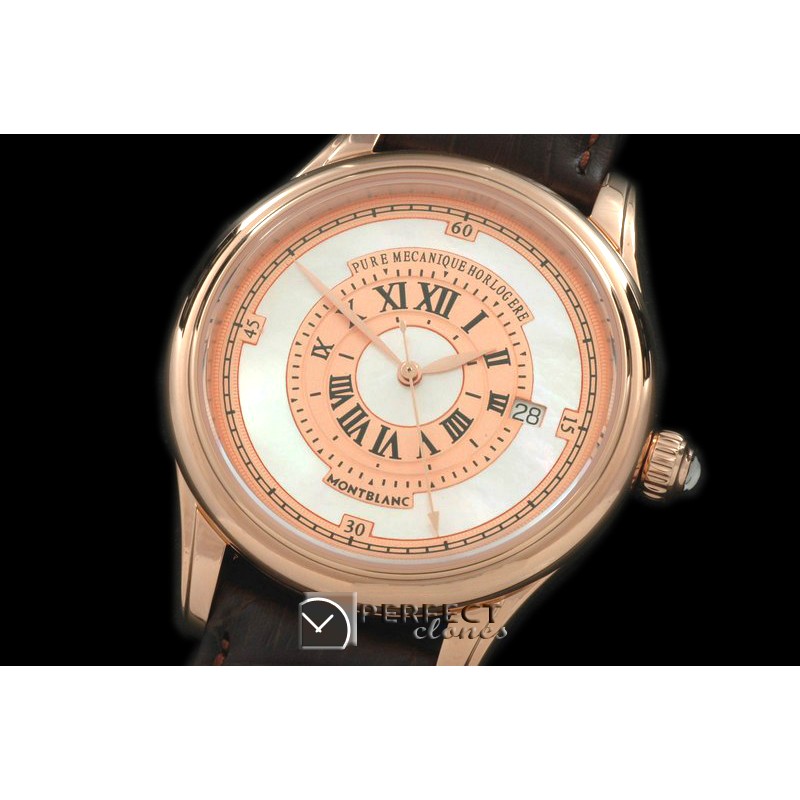 MBMH10009 Mechanique Horlogere Auto RG/LE White/RG Asian Eta 282