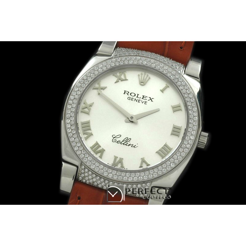RLCL00102DX Ladies Cellini SS/LE/Diam Silver Swiss Quartz