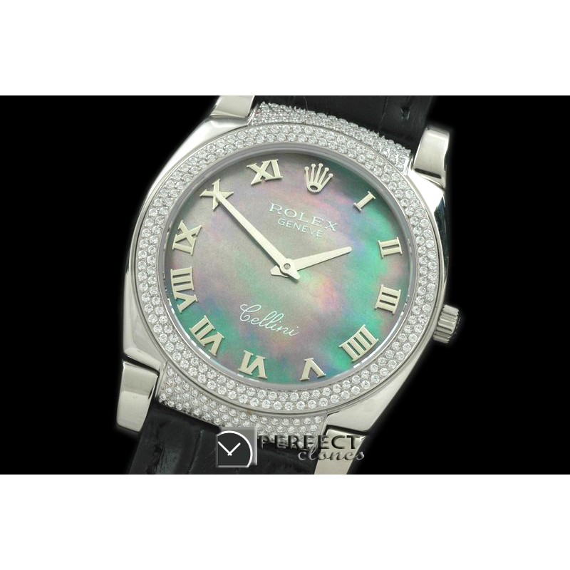 RLCL00106DX Ladies Cellini SS/LE/Diam MultiTone Swiss Quartz