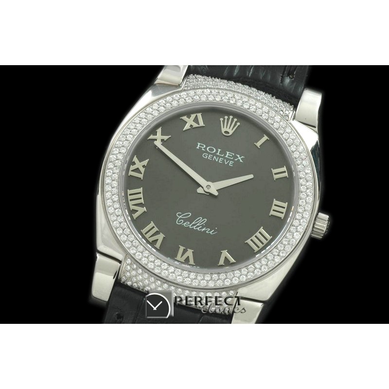 RLCL00108DX Ladies Cellini SS/LE/Diam Grey Swiss Quartz