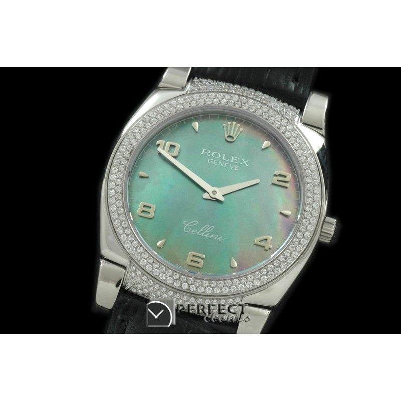 RLCL00126DX Ladies Cellini SS/LE/Diam MultiTone Num Swiss Quartz