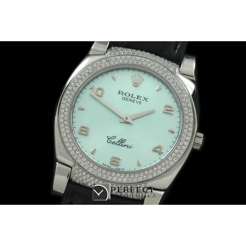 RLCL00125DX Ladies Cellini SS/LE/Diam Lilac Num Swiss Quartz