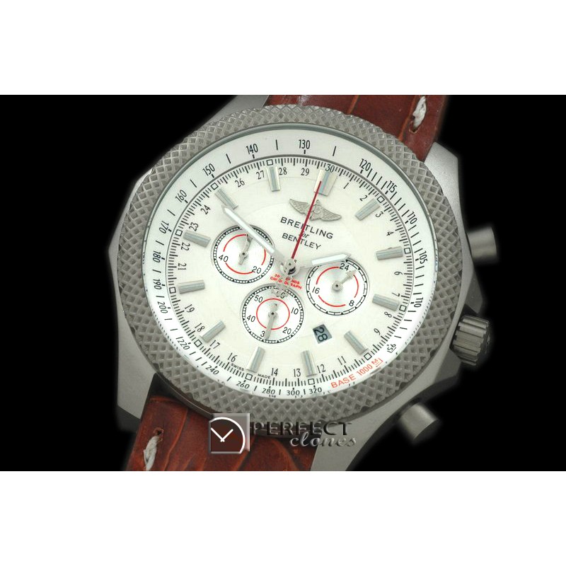 BLBB30001L Bentley Barnato Chrono SS/LE White Jap OS2Qtz