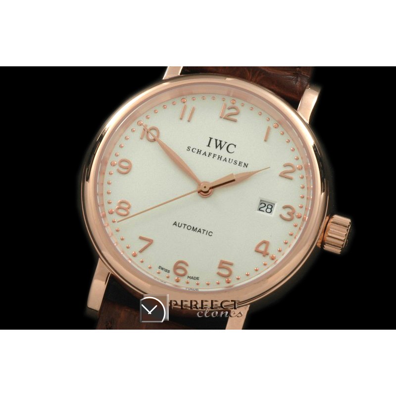 IWPT01036 Portofino Automatic RG/LE White Num Asia 2824
