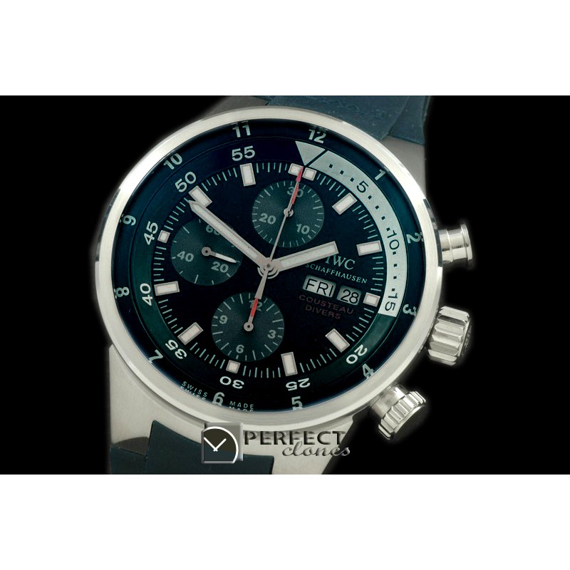 IW02003A Cousteau Divers Chrono Aquatimer SS Blue A-77528800bp