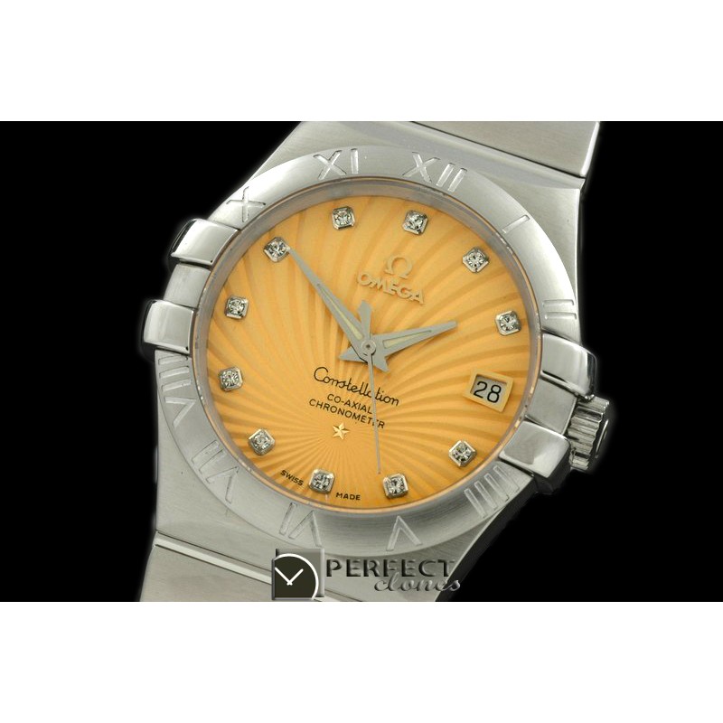 OMCO00713 Double Eagle Midsize Auto SS/SS Gold Diam Asian 2813
