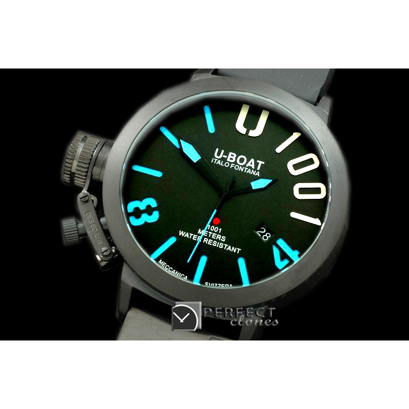UB1001-034 Classico U1001 PVD/RU Blk/Blue Asian 2813 21J