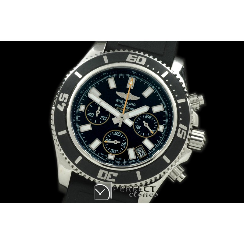 BLSF01025 Superocean Abyss Chrono SS/RU Black/Yellow Jap OS2Qt