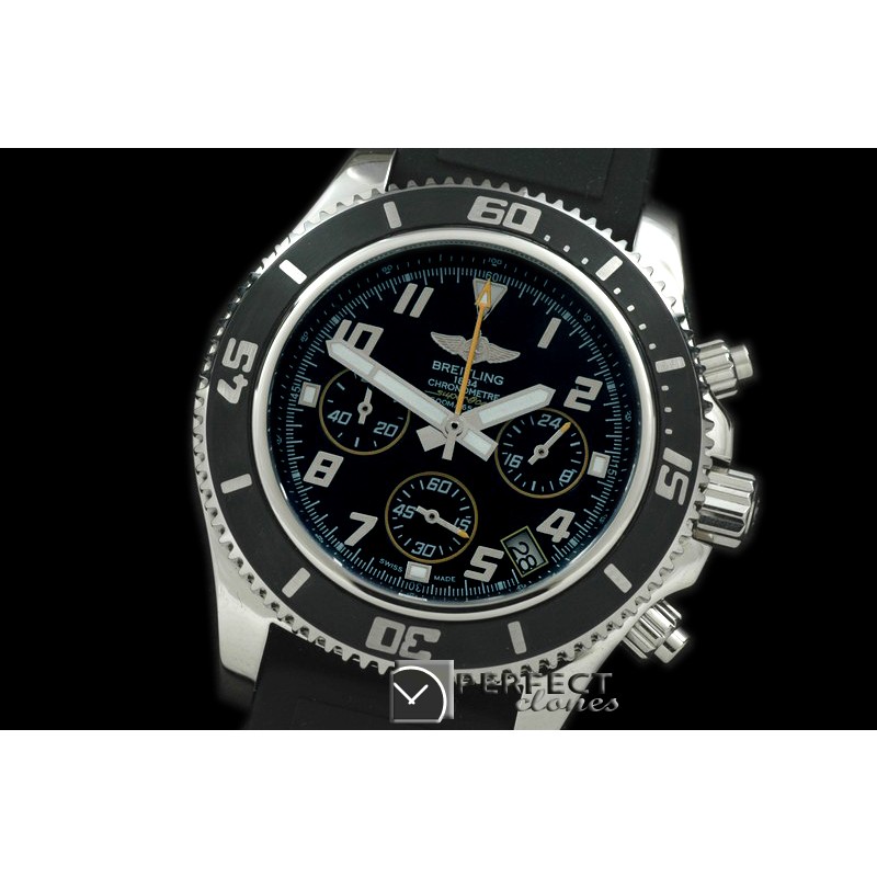 BLSF0103Superocean Abyss Chrono SS/RU Black/Ylw Jap Num OS2Q