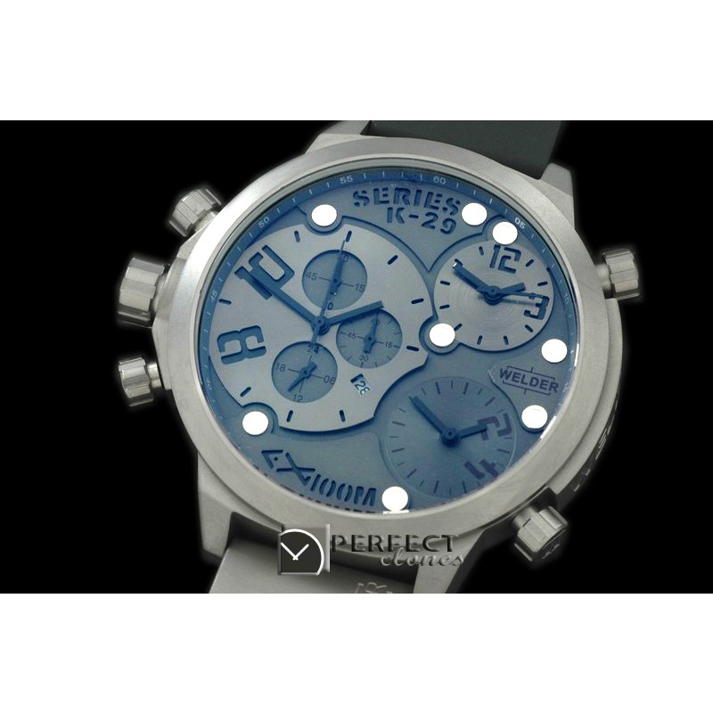 WLD10002 K29 Triple Side Time SS/RU Grey 3 x Jap Qtz