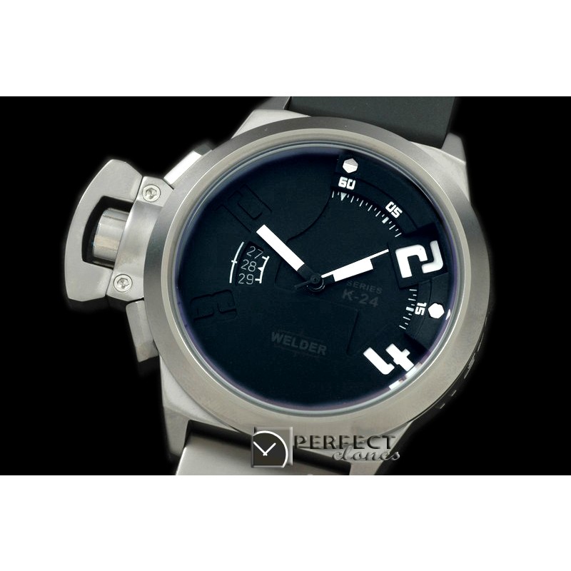WLD50001 K24 Automatic SS/RU Black/White Asian 2813