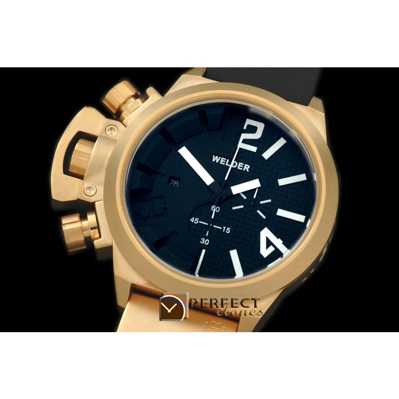 WLD40051 K24 Chronograph PVD/RU Black/Black Jap Qtz