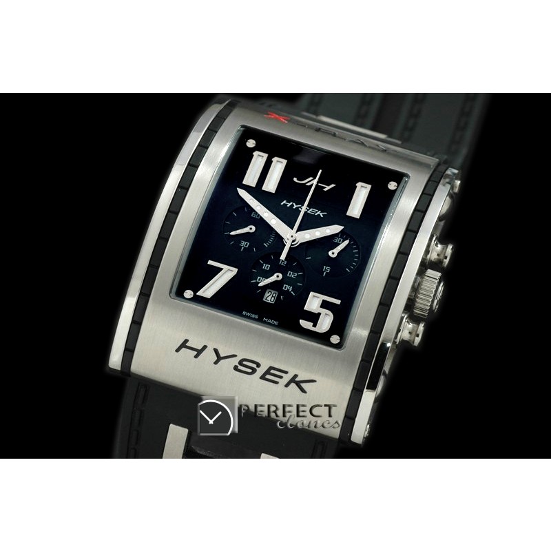 HY01002 X Ray Chronograph SS/RU Black Jap Quartz