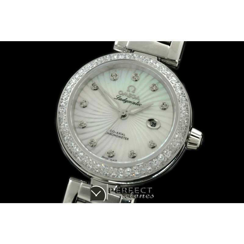 OMDEM00101D Deville Ladymatic Mid SS/SS Wht A-2836